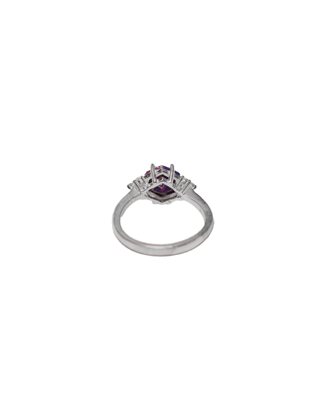Royal Enigma โ Purple Turquoise Halo Ring