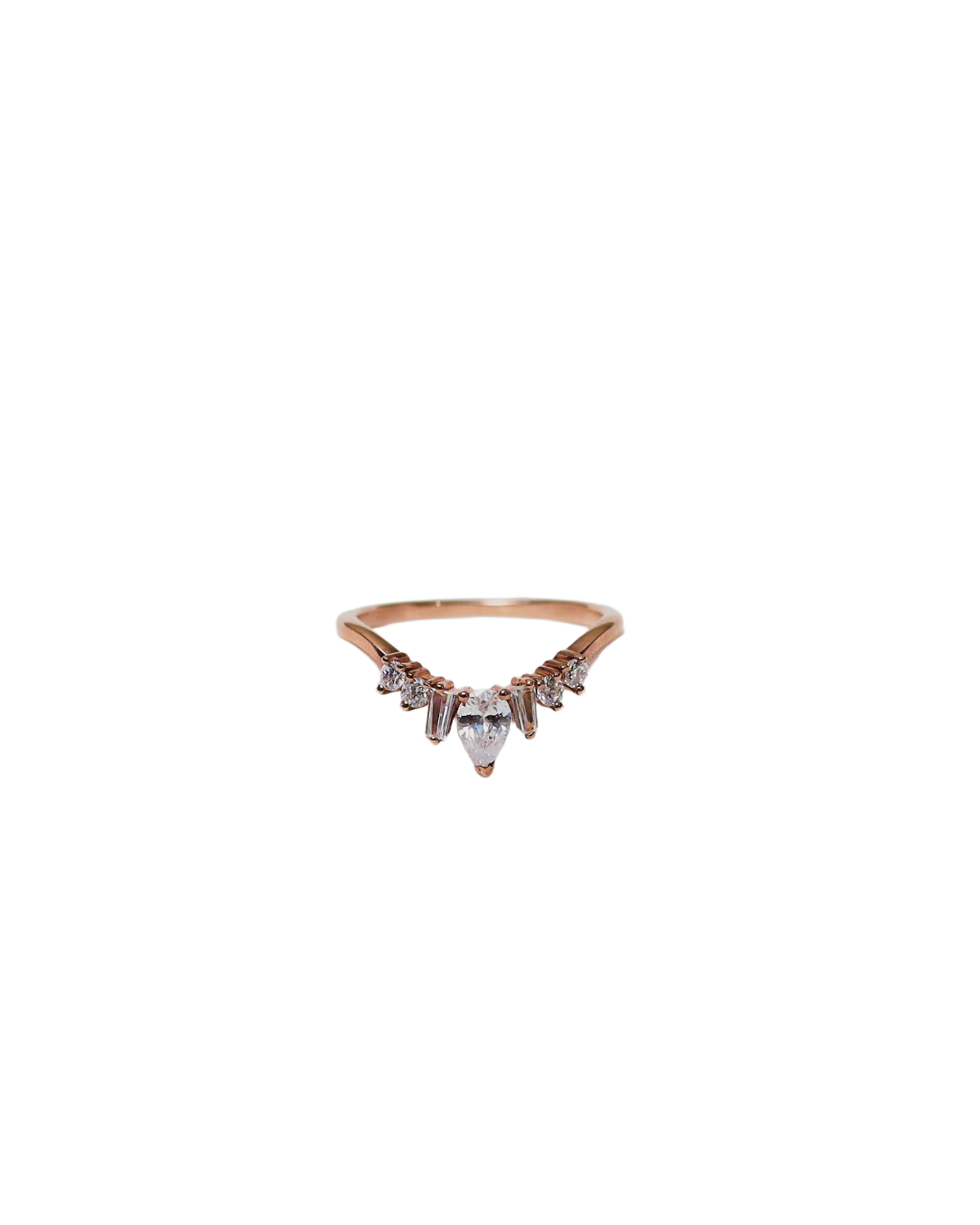 Elysian Heart: The Rose Gold Empress Ring