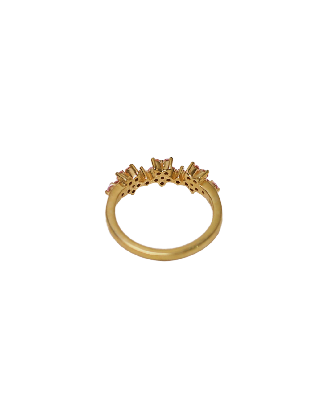 Blossom Uprising – Ethical Pink Sapphire Crown Ring