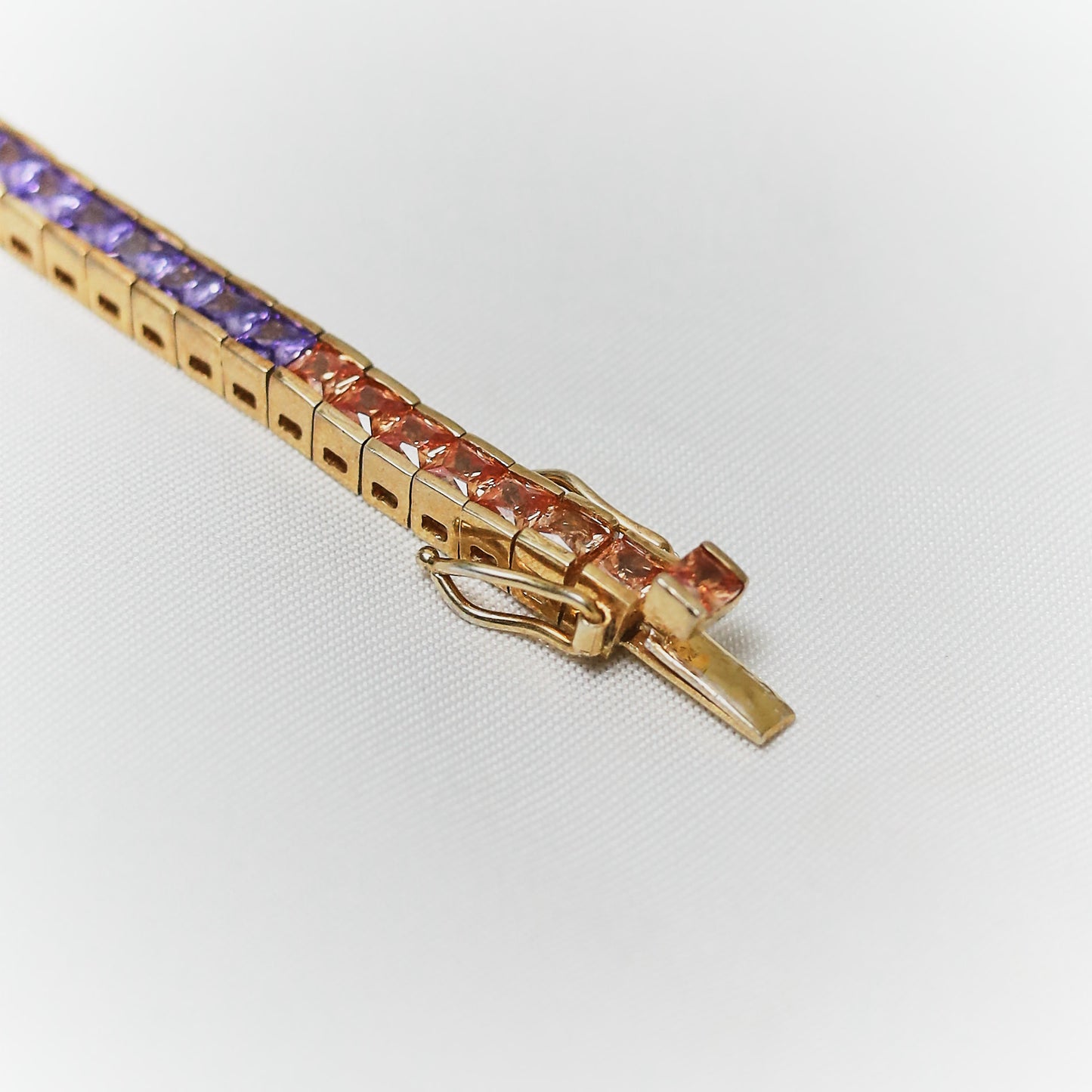Multicolor Crystal Tennis Bracelet