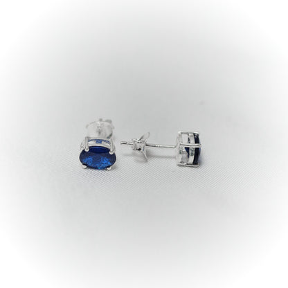 Celestial Reign - Sovereign Sapphire Studs for the Fearlessly Woke