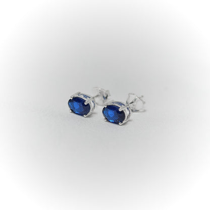 Celestial Reign - Sovereign Sapphire Studs for the Fearlessly Woke