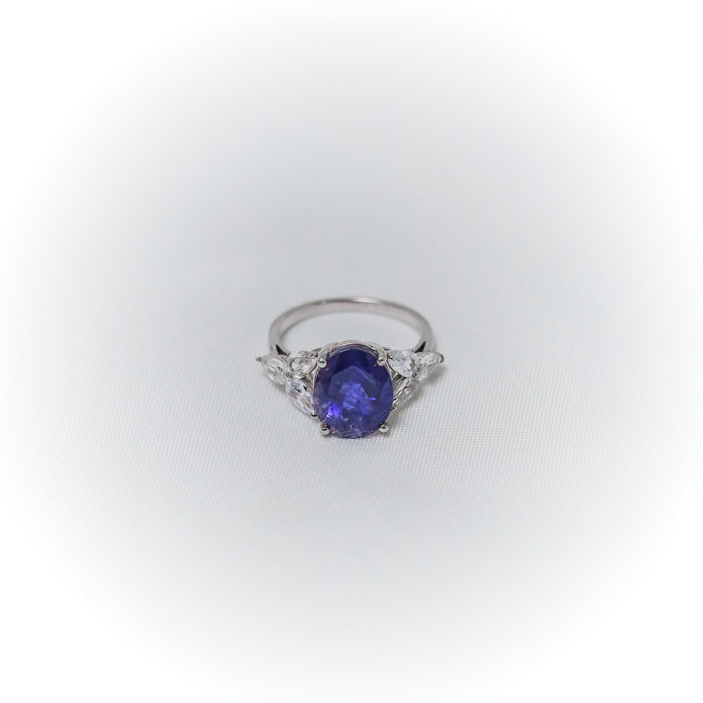 Midnight Majesty – Natural Iolite Ring