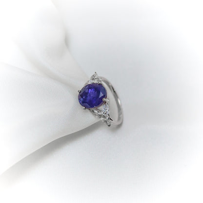 Midnight Majesty – Natural Iolite Ring