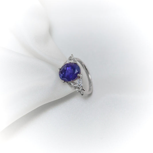 Midnight Majesty – Natural Iolite Ring