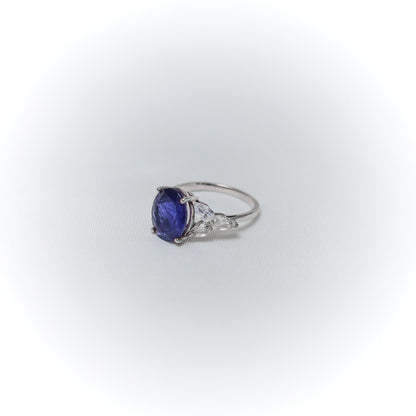 Midnight Majesty – Natural Iolite Ring