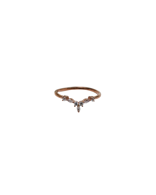 Celestial Crown – Diamond Accent Tiara Ring