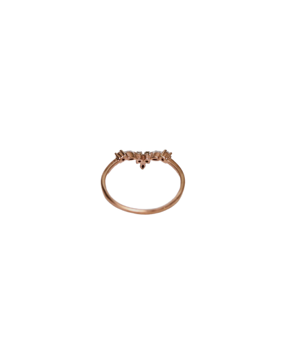 Celestial Crown – Diamond Accent Tiara Ring
