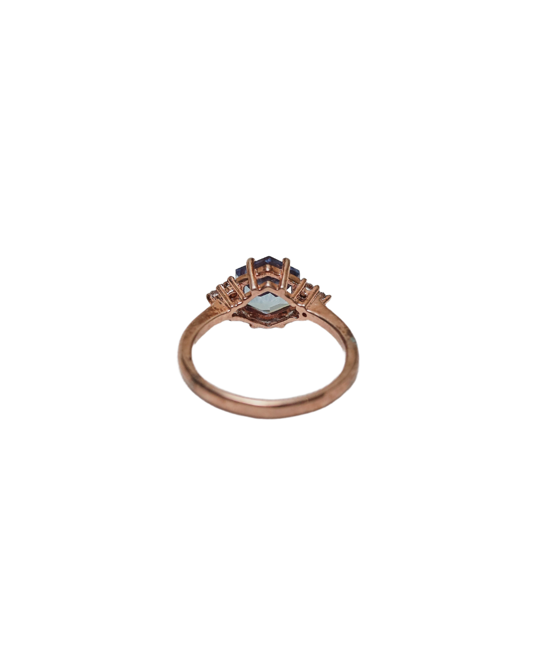 Midnight Elegance – London Blue Topaz Ring