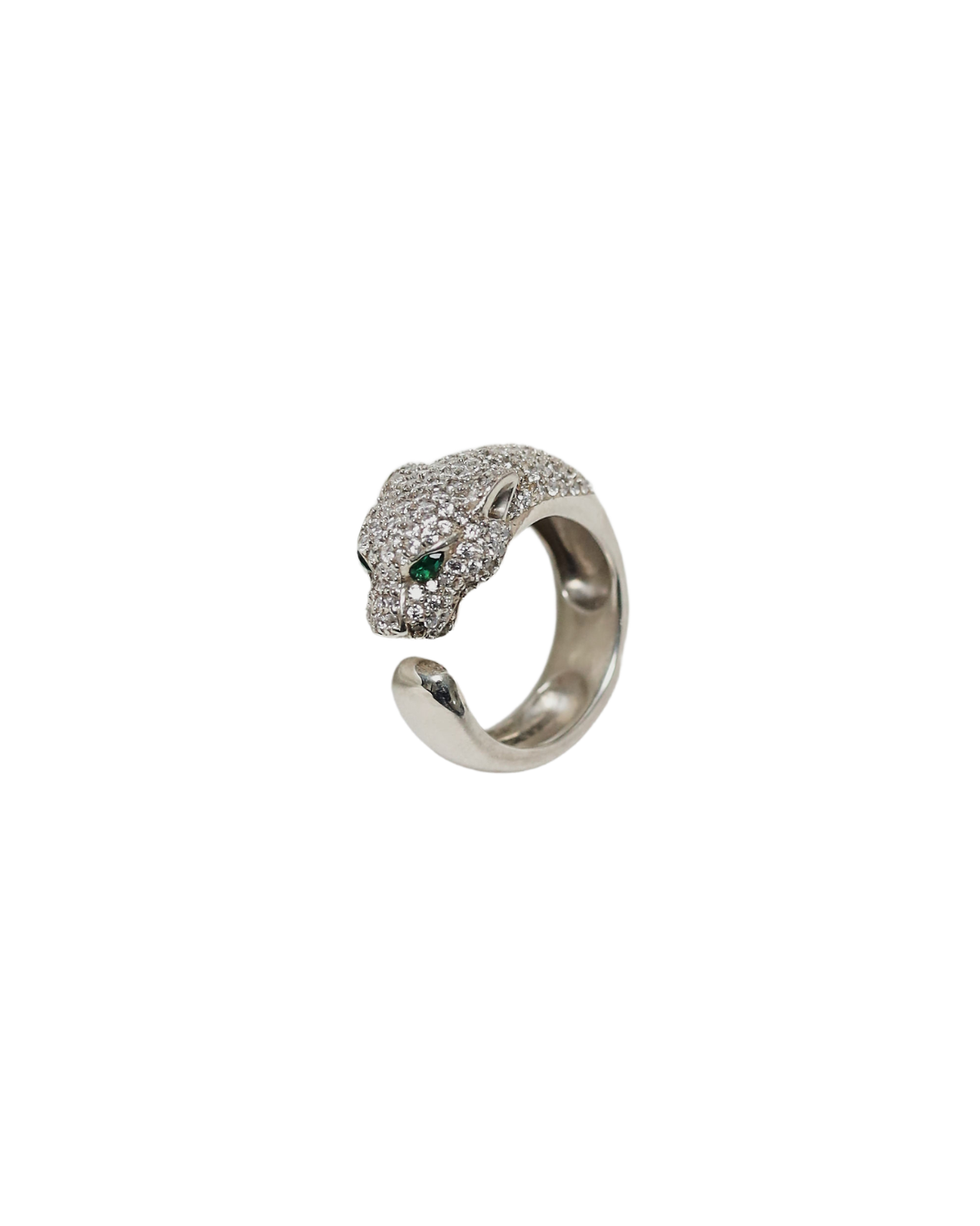 Majestic Panther – Diamond & Emerald Ring