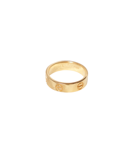 Designer Adjustable Gold Ring with Crystal Detailing for Women