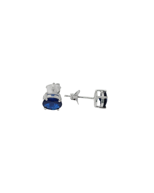 Celestial Reign - Sovereign Sapphire Studs for the Fearlessly Woke