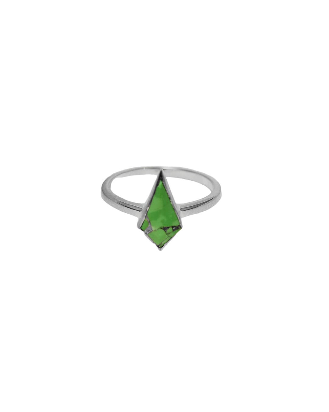 Eco-Warrior’s Emblem – Ethical Green Turquoise Ring