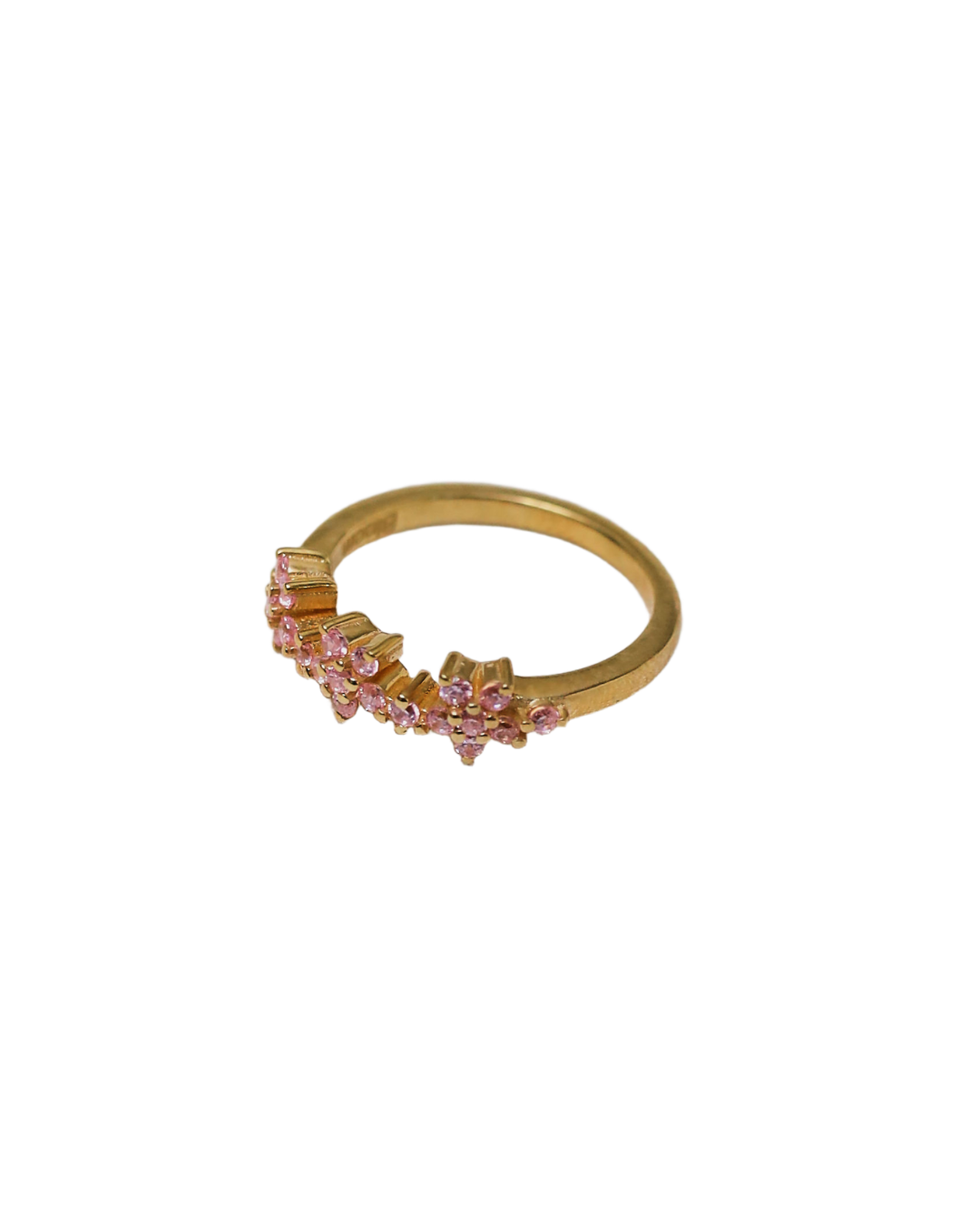 Blossom Uprising – Ethical Pink Sapphire Crown Ring