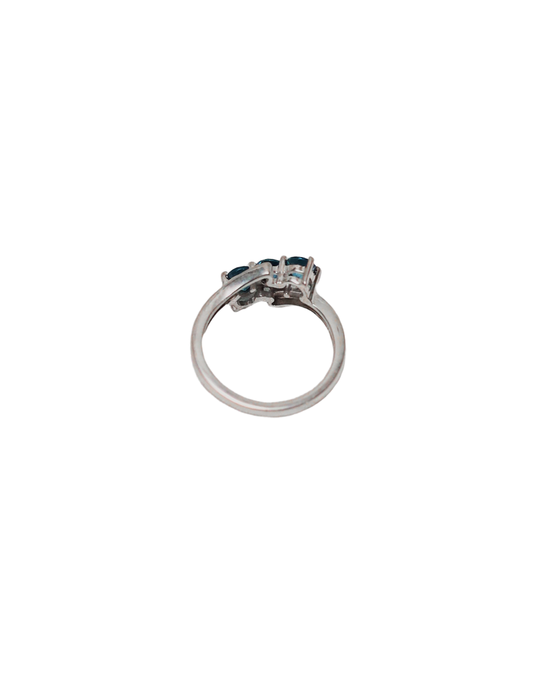 Equilibrium – Asymmetrical Blue Topaz Liberation Ring