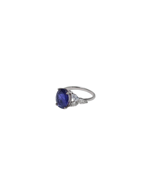 Midnight Majesty – Natural Iolite Ring