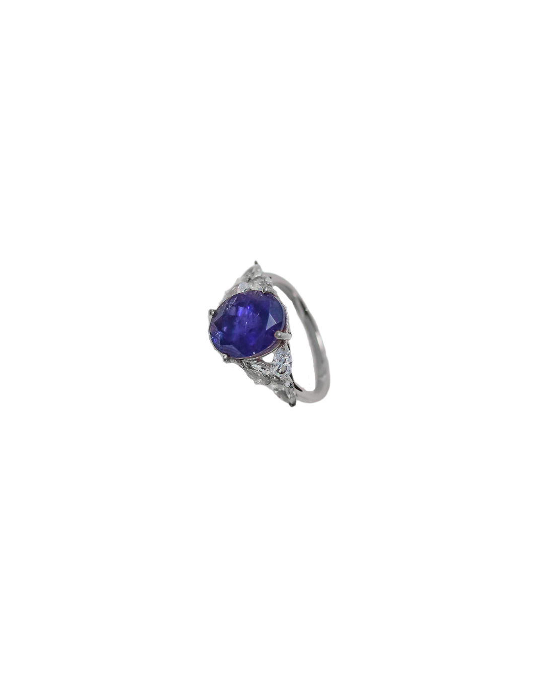 Midnight Majesty – Natural Iolite Ring