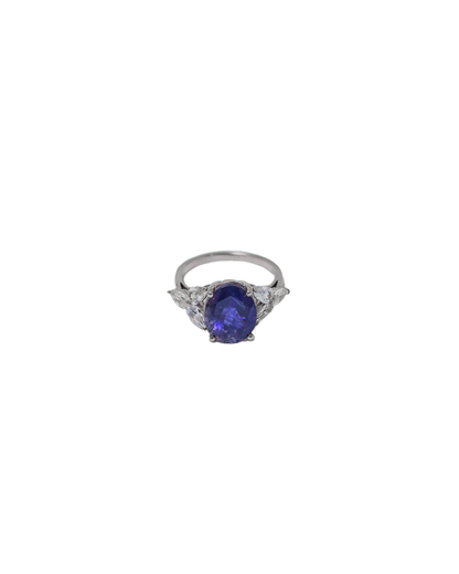 Midnight Majesty – Natural Iolite Ring