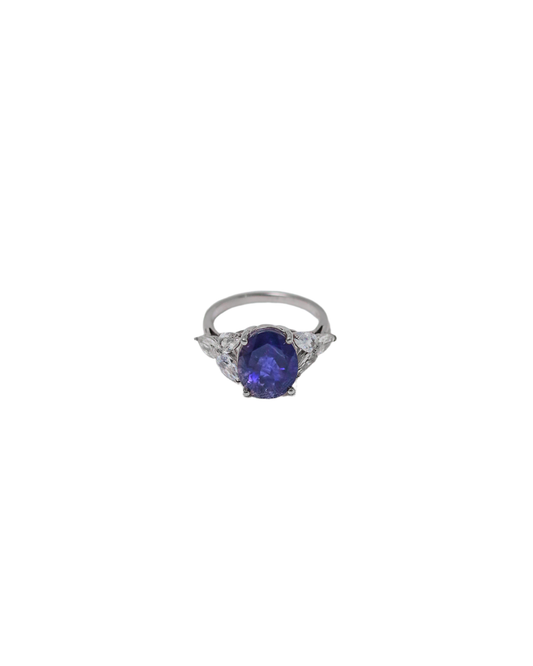 Midnight Majesty – Natural Iolite Ring
