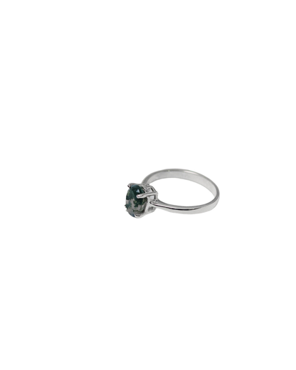 Enchanted Earth – Moss Agate Ring