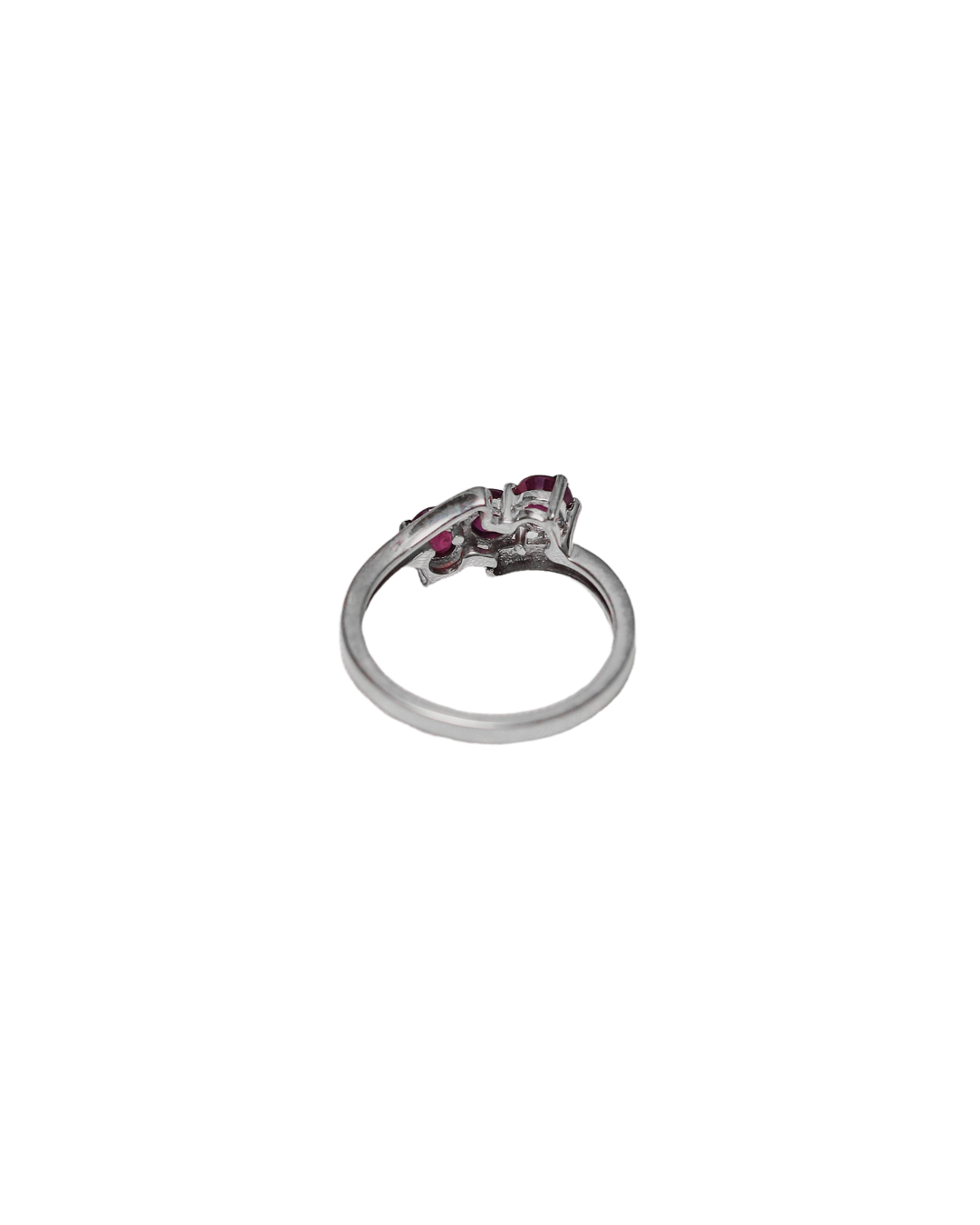 Crimson Embrace – Triple Ruby Wrap Ring